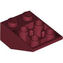 Schrägstein 2x3 invers, dunkelrot