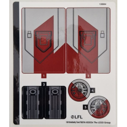 Sticker 75362 Ahsoka Tano's T-6 Jedi Shuttle