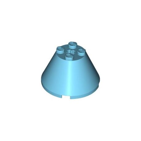 Kegel 4x4x2, azurblau