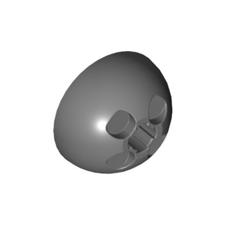 Halbkugel 3D, dunkelgrau