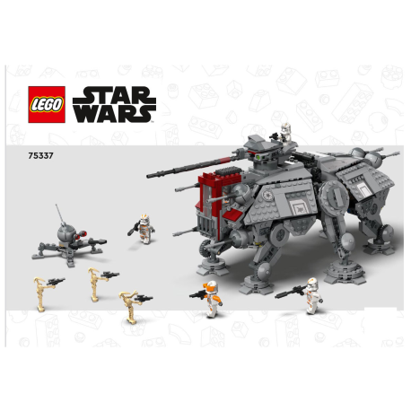 Bauanleitung & Sticker 75337 AT-TE Walker