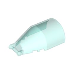 Kanzel / Cockpit 6x4x2 mit Griff, transparent hellblau