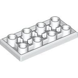 Kachel / Fliese 2x4 invers, weiss