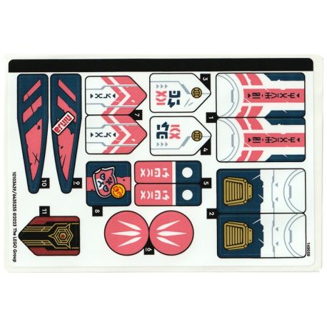 Sticker 71792 Sora's Transforming Mech Bike Racer