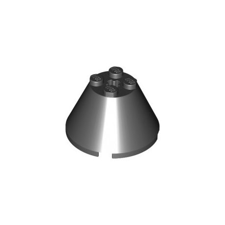 Kegel 4x4x2, schwarz