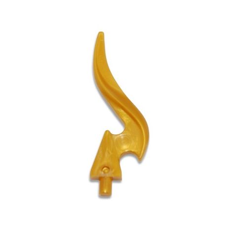 Flamme / Welle, gold matt
