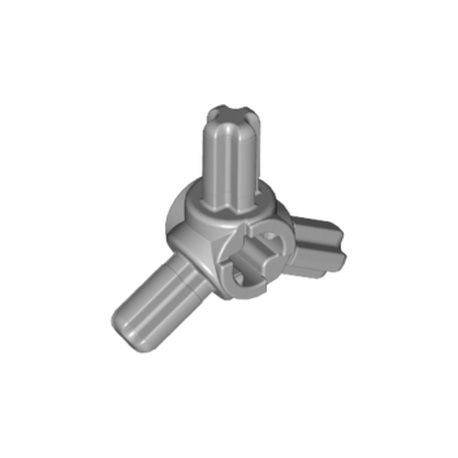 Achsendrehkreuz mit 3 Achsen, hellgrau