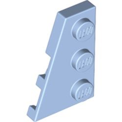 Platte 2x3 schräg links, lichtblau
