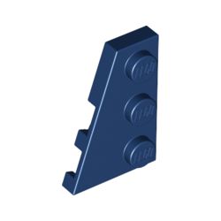 Platte 2x3 schräg links, dunkelblau