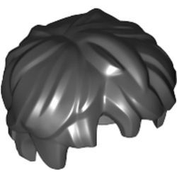 Haare zerzaust, schwarz