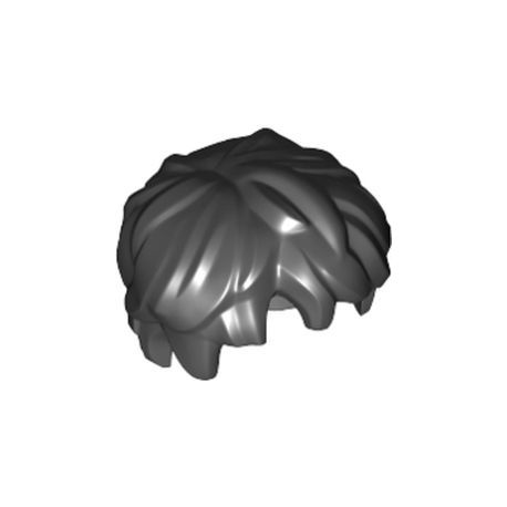 Haare zerzaust, schwarz