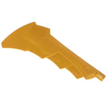 Klinge gezahnt 15L, gold matt