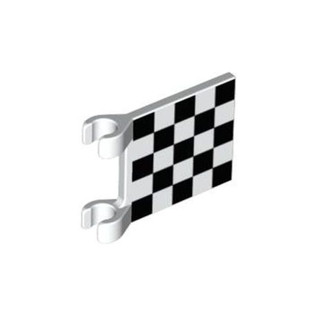 Fahne 2x2 "Zielflagge", weiss