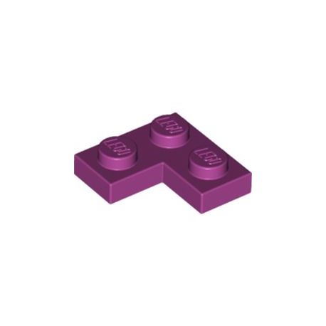 Platte 2x2 Winkel / Ecke, magenta