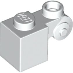 Stein 1x1 mit Dekorationselement, weiss