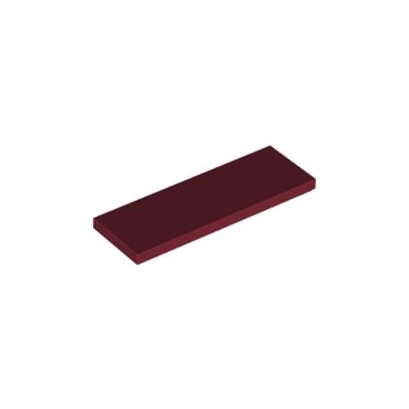 Kachel / Fliese 2x6, dunkelrot