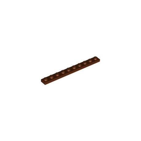 Platte 1x10, braun