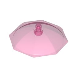 Sonnenschirm, transparent pink