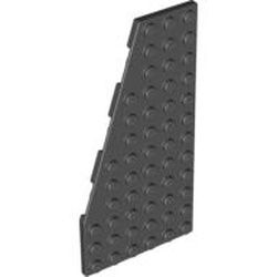 Platte 6x12 links, schwarz