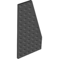 Platte 6x12 schräg rechts, schwarz