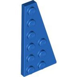 Platte 3x6 schräg rechts, blau
