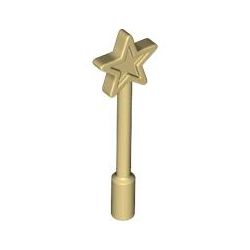 Zauberstab mit Stern, beige