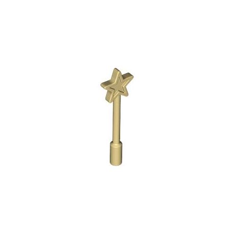 Zauberstab mit Stern, beige