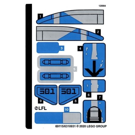 Sticker 75280 501st Legion Clone Troopers