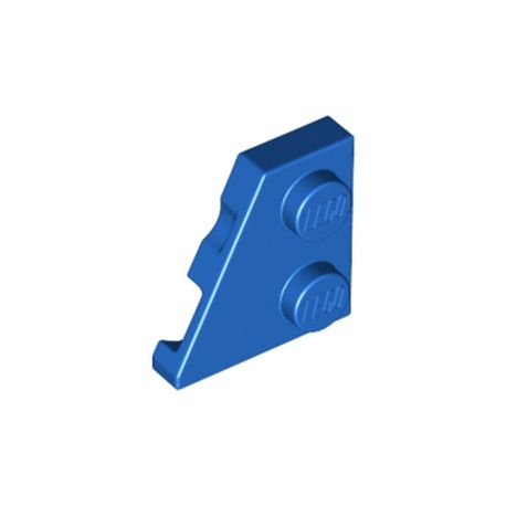 Platte 2x2 schräg links, blau