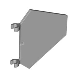 Flagge / Paneele 5x6 Hexagon, hellgrau