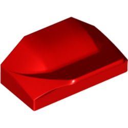 Bogen 1x2x2/3 mit Flügel, rot