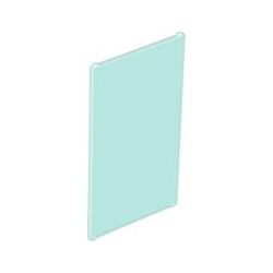 Fensterscheibe 1x4x6, transparent hellblau
