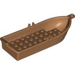 Ruderboot, hellbraun