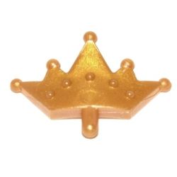 Krone / Tiara, gold matt