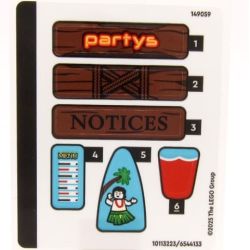 Sticker 75636 Windmill Village Hut