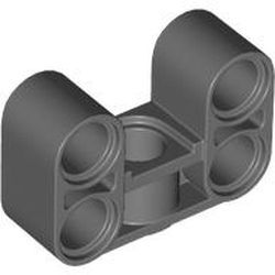 Lochbalken 2x3 dick U-Form, dunkelgrau