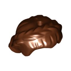 Haare geflochten, braun