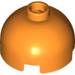 Stein 2x2 Kuppel rund, orange