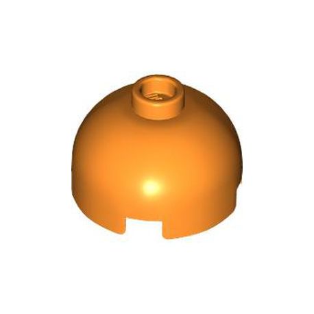 Stein 2x2 Kuppel rund, orange