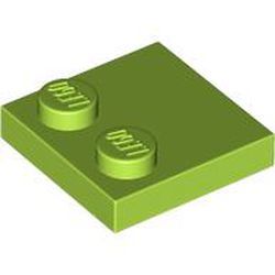 Platte 2x2 mit 2 Noppen, limette