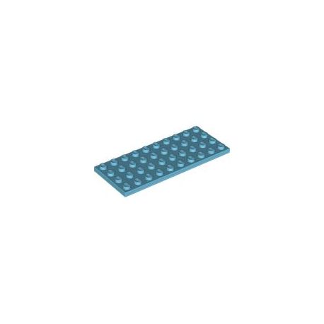 Platte 4x10, azurblau