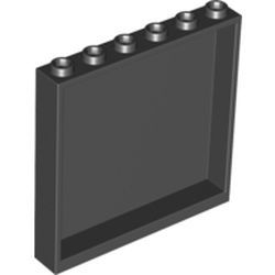 Paneele 1x6x5, schwarz