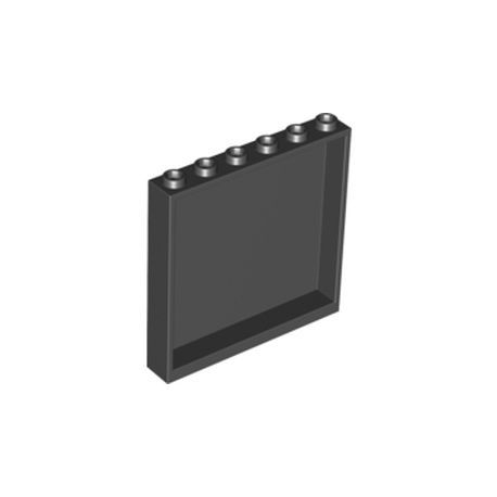 Paneele 1x6x5, schwarz