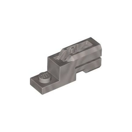 Platte 1x2 mit Disc Shooter, silber matt