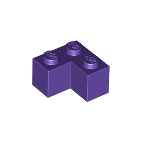 Stein 2x2 Winkel / Ecke, dunkelviolett