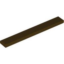 Kachel / Fliese 1x8, dunkelbraun
