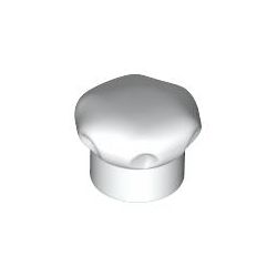 Kochmütze klein mit Minipin, weiss