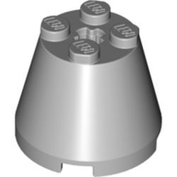 Kegel 3x3x2, hellgrau