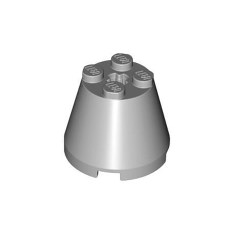 Kegel 3x3x2, hellgrau