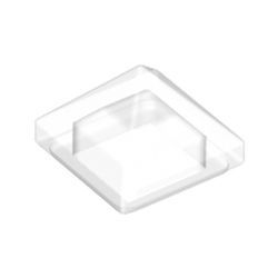 Schrägstein / Pyramide 1x1x2/3, transparent